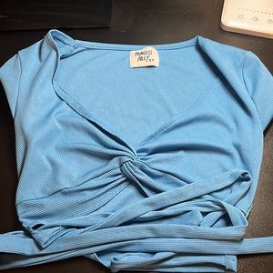 Princess Polly light blue top! Size S